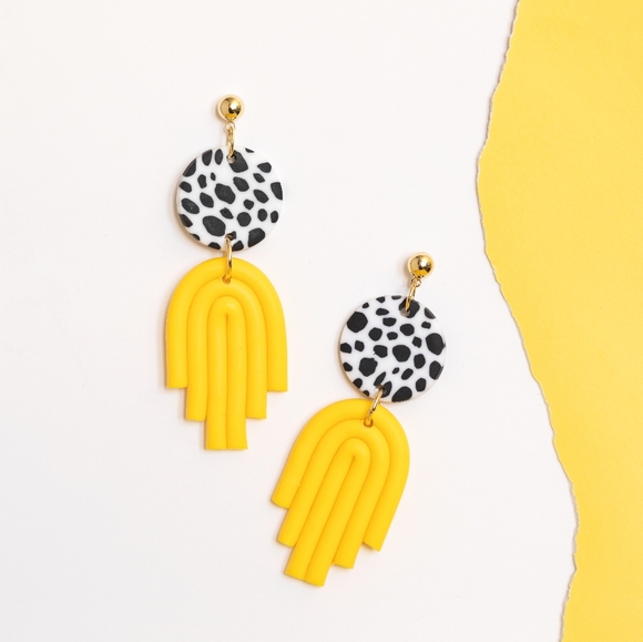 Celeste Clay Earrings - Picture 2 of 6